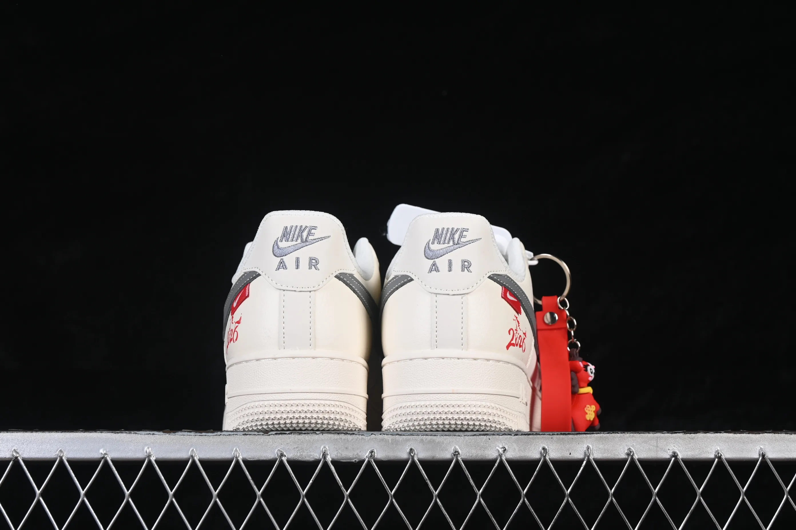 All categories Nk Air Force 1 Air Force series Nk Air Force 1 Low Air Force low-top Nike Air Force 1'07 Low Year of the Horse limited edition Wu Ma rice gray red Air Force 1 low-top casual sneakers MZ9588-822